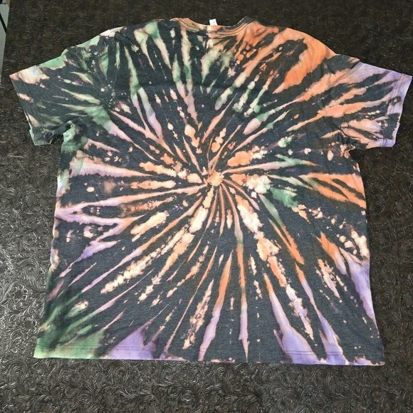 Hocus Pocus Halloween Bella Canvas Heat Pressed Tshirt Size 4x Tie Dye Unique - Picture 4 of 7
